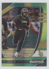 2020 Panini Prizm Draft Picks Green & Yellow Hyper LJ Jones IV #PDP152 1s8