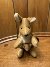 UniPak Plush Kangaroo Baby Joey Brown Stuffed Animal Bean Bag 8" NOS