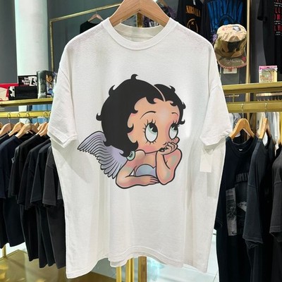 9O'S Heavenly Betty Promo T-Shirt White L