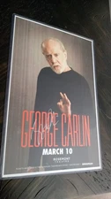 SIGNED George Carlin RARE March 10 2006 AUTOGRAPHED Rosemont Theater HTF Poster