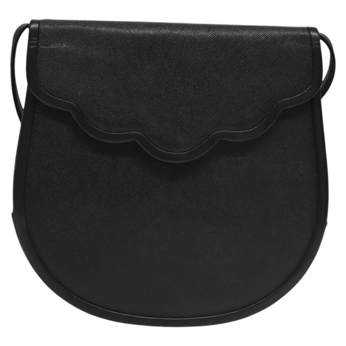 Borsa a tracolla Yves Saint Laurent in pelle nera autentica