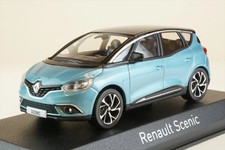 Norev 1/43 Renault Scenic 2016 Celeste Blue / Black Diecast Model 517735