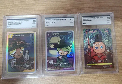 Cookie Run Braverse GingerBrave Herb Sparkling Cookie Obsidian Set Koreanisch