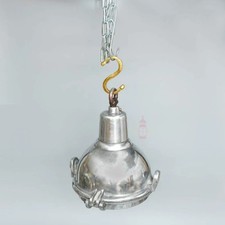 Authentic Vintage Aluminium Nautical Hanging Spotlight