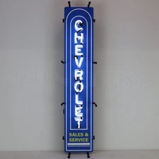 CHEVROLET VERTICAL JUNIOR NEON SIGN