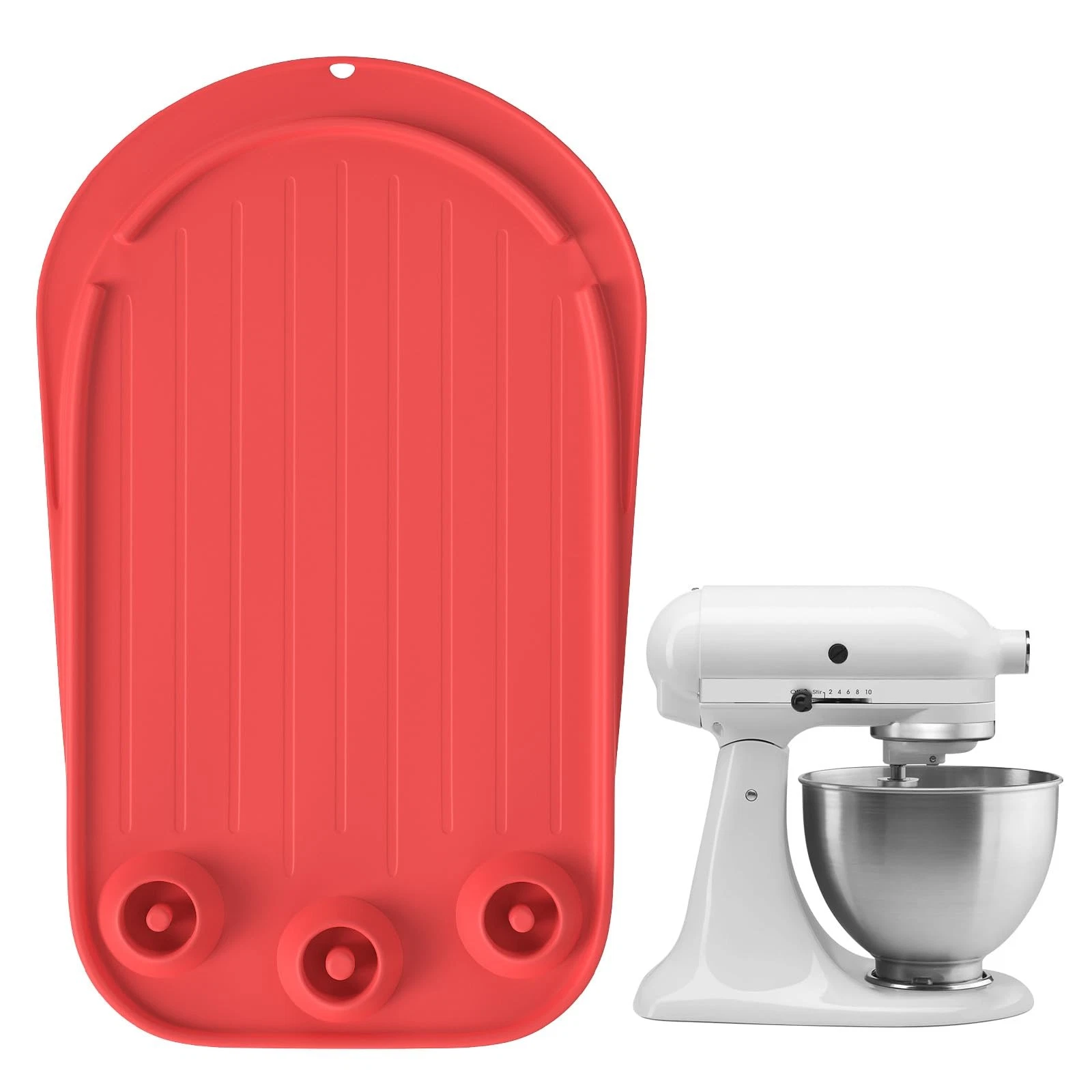 Silicone Mixer Slider Mat for KitchenAid Stand Mixer for 4.5-5 Qt Tilt Head S...