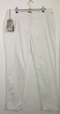 Napapijri White Meridian Chino  Trousers Pants UK Size 14 Brand New With Tags