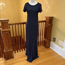Vintage Elegant Maxi Navy Dress Wmn’s S