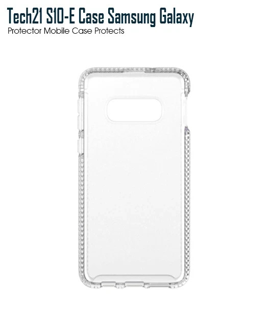Official Tech21 Samsung Galaxy S10E case Clear Slim Case Genuine Back Cover
