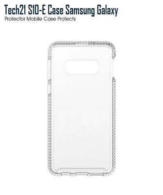 Offizielle Tech21 Samsung Galaxy S10E Hülle Clear Slim Case Original Backcover