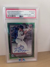 2024 Bowman Chrome Draft Green Ref - Chrome Prospect Autographs Travis...