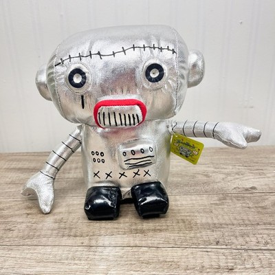 Rare Scantron Robot Gus Fink 2011 NWT Art Plush Soft Sculpture