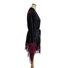 Kimono Agent Provocateur Molly En Soie – Rose/violet, Taille M/L – Neuf Avec étiquette
