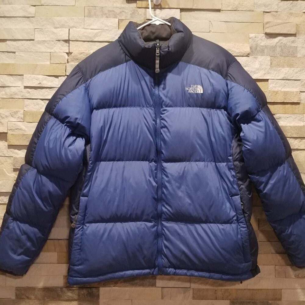 North Face Mens XL Blue 96 Retro Vintage Nuptse Down Puffer Jacket