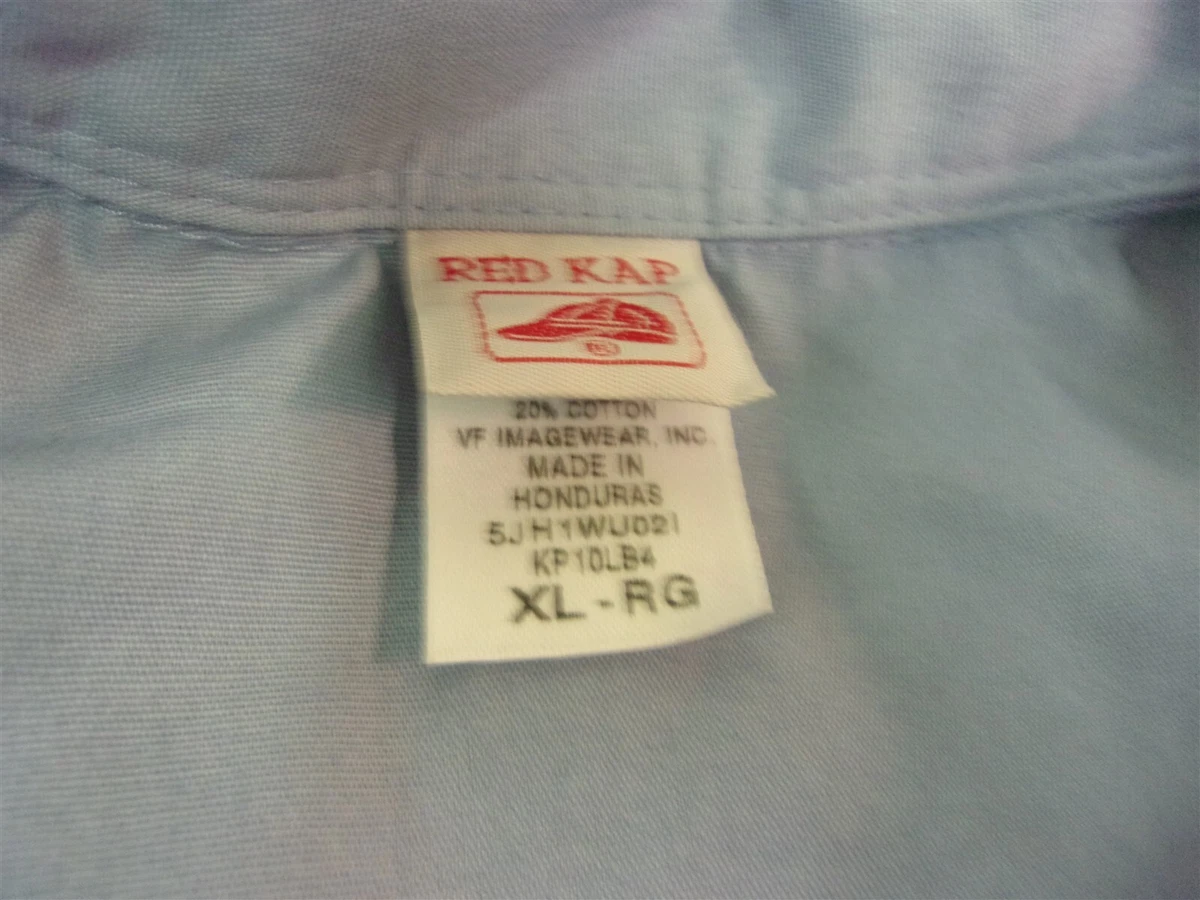 Red Kap XL RG Blue Long Sleeve KP10LB4 *FREE SHIPPING*