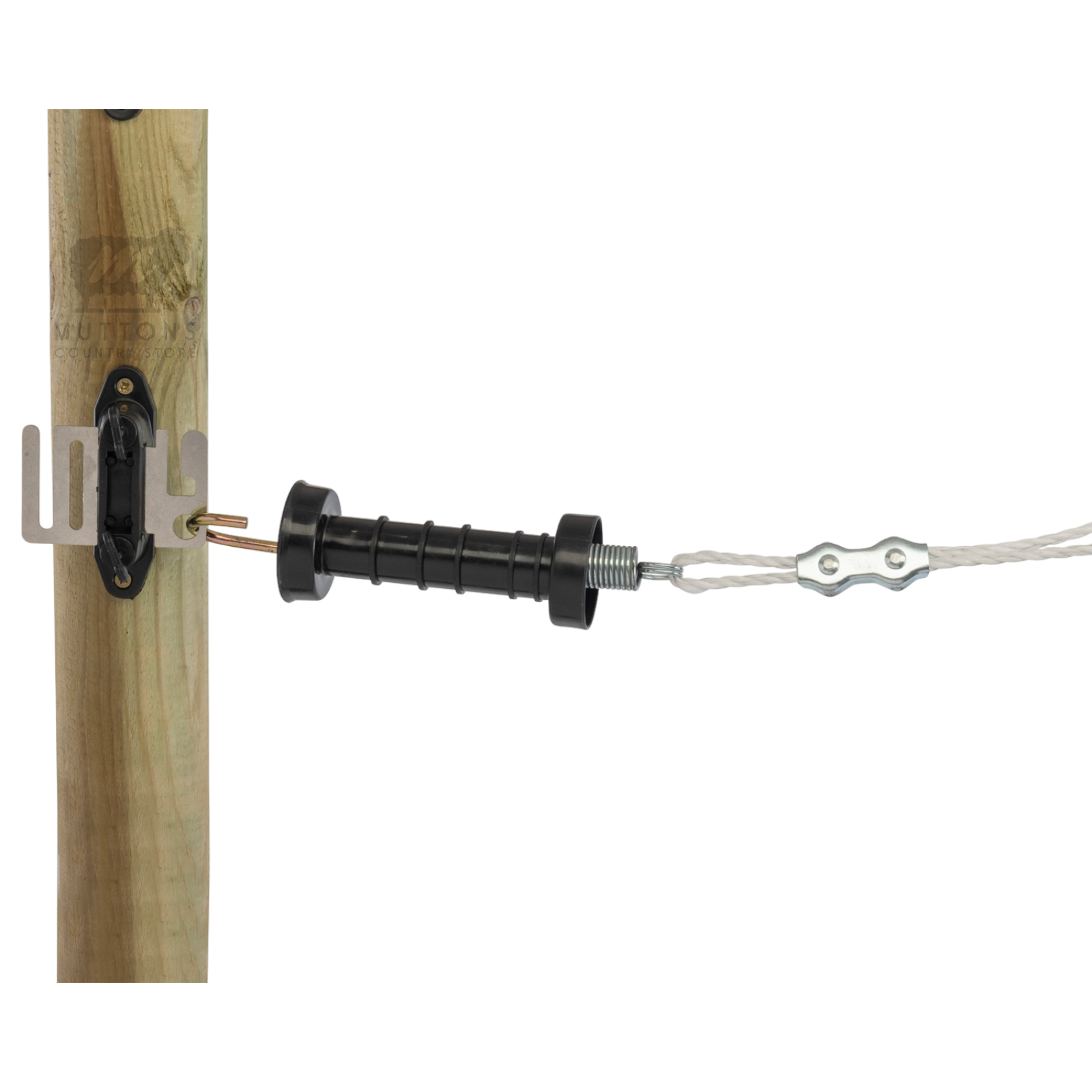 ELECTRIC FENCE ROPE 6mm 400 Metre Roll White & Green Poly Fencing Horse 400m eBay