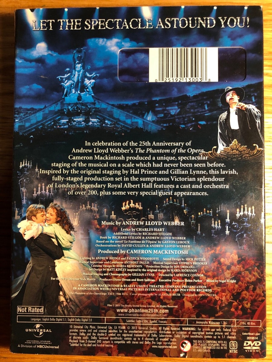 The Phantom of the Opera DVD 3枚組 BOX The Phantom of the Opera DVD 3枚組 BOX Amazon.com: The