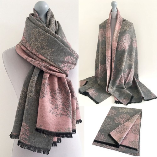 Tree of Life Oversized Scarf Blanket Scarves Pashmina Shawl Wrap Long Large Knit - Picture 4 of 650