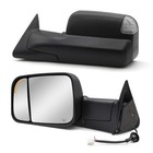 Tow Mirrors Power Heated Signal Fits 1998-2001 Dodge Ram 1500 Driver+Passenger