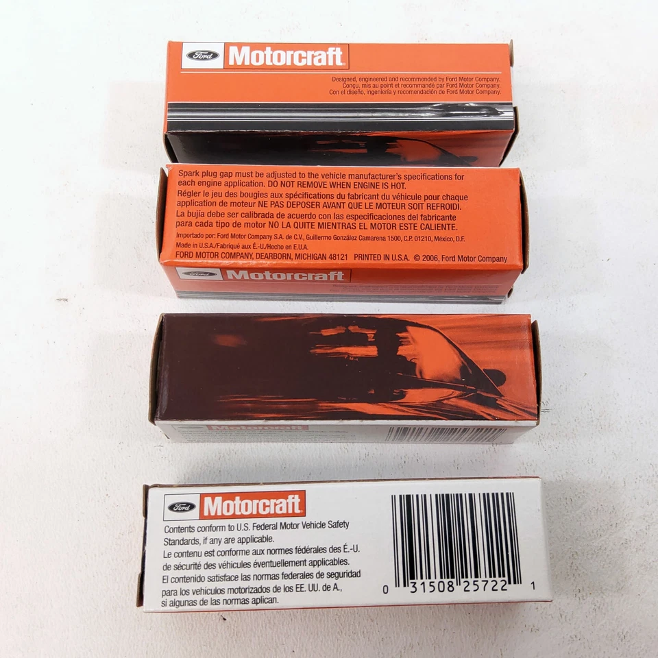 New Genuine Ford SP-406 / AGSP32C Ignition Spark Plug Plugs  LOT OF 4 - Image 3 of 4