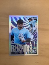 2020 Donruss Optic - Isan Diaz - Optic Illusions Insert Silver Holo Prizm