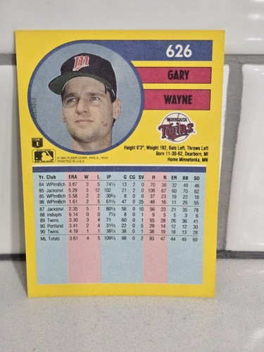 1991 Fleer Baseball #541-720 & Pro Visions Inserts #1-12 You Pick! - 第 161/351 張圖片