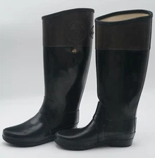 Hunter Regent Carlyle Rain Boots Equestrian Style W24144 Unisex Size US 6M/7F