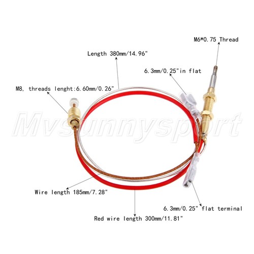 Patio Heater M6*0.75 Head Thread Thermocouple With End Connection Nuts Tool - Picture 12 of 12