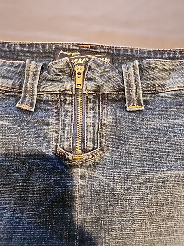 Guess Jeans Original Mini Denim Skirt Front Zip - Picture 2 of 7