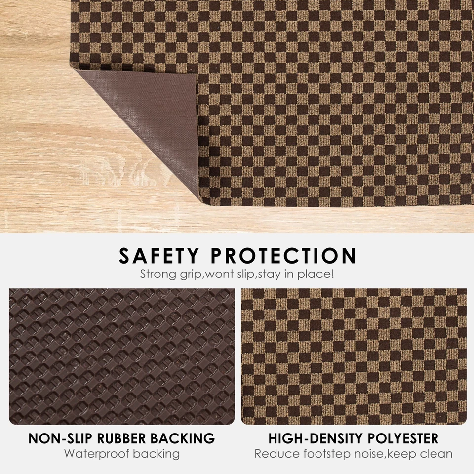 Alfombras de área para sala de estar o dormitorio, alfombra a cuadros alfombra de corredor alfombra de interior Foto 2 de 4