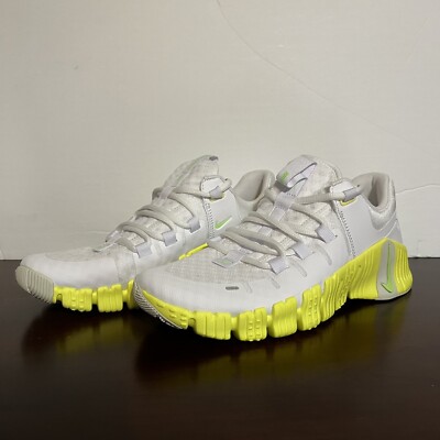 Nike Free Metcon 5 White Yellow Lime Blast Women's Shoes NEW