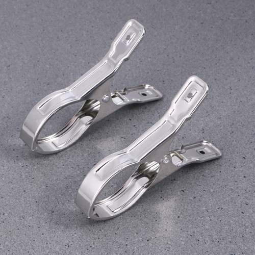 2 Stück Pool Abdeckclips Wäscheklammern Wäscheklammern Metall Wäscheklammern Chipclips - Bild 10 von 12