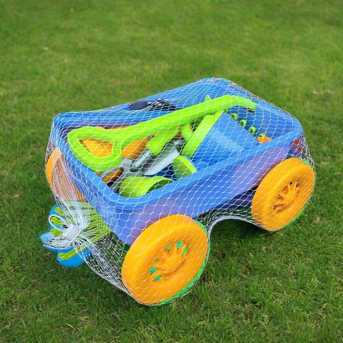 Children's Gardening Trolley Set | 16 Accessories Kids Outdoor Garden Play Toy - Picture 3 of 8