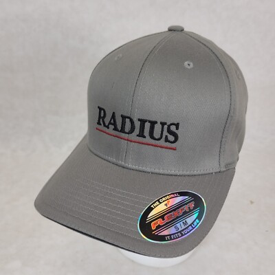 RADIUS GRAY Hat Snapback Baseball Vintage 80s Cap Retro Dad