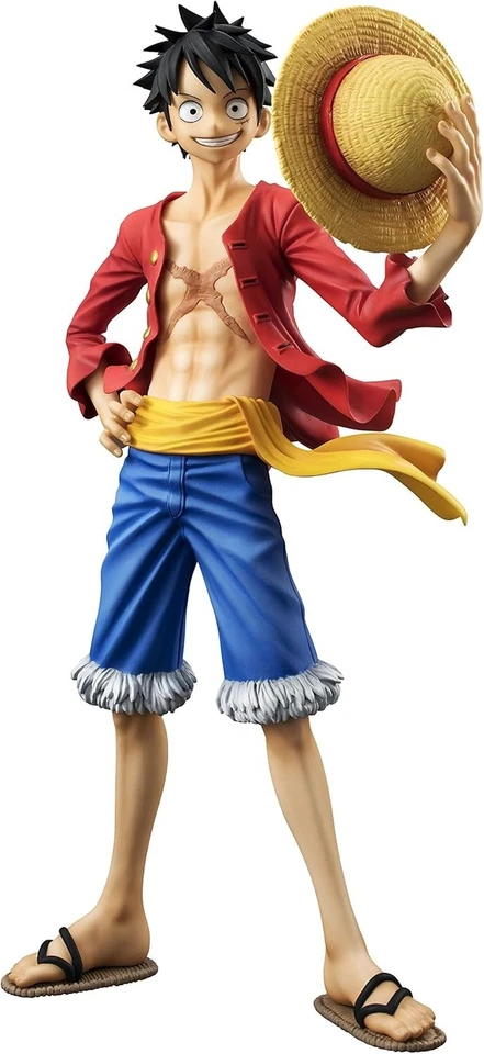 Megahouse One Piece Monkey D Luffy Ver. 2 张海盗肖像 1/8 比例人偶 — 第 2/4 张图片