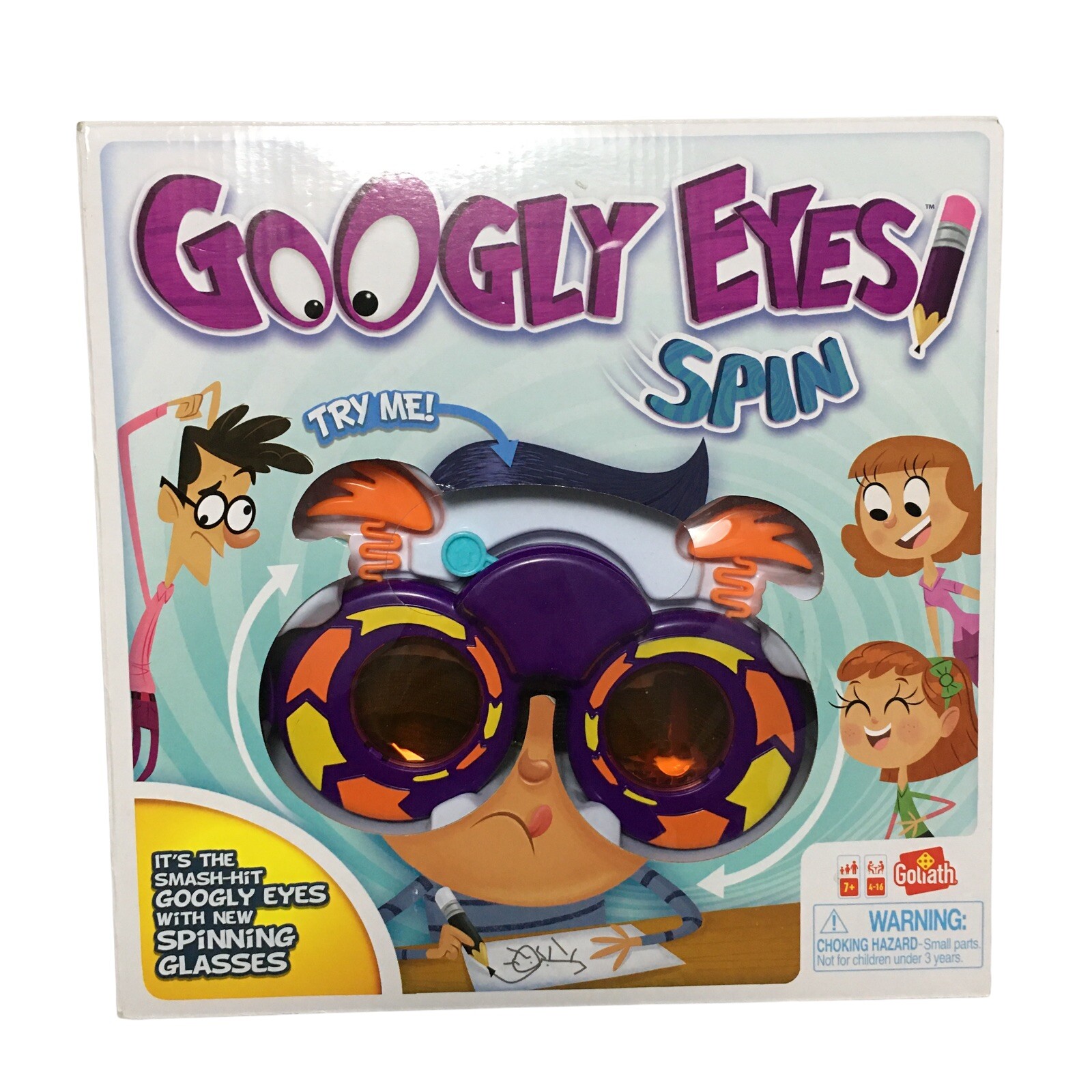 Googly Eyes Spin - The Classic Googly Eyes Family Drawing Board Game - NEW  BOX! 8720077194038 | eBay