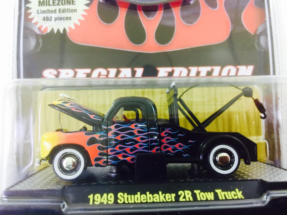 M2 MACHINE MILEZONE 1949 STUDEBAKER TOW TRUCK LIMITED TO 492 PIECES! 99%! - Image 4 of 4