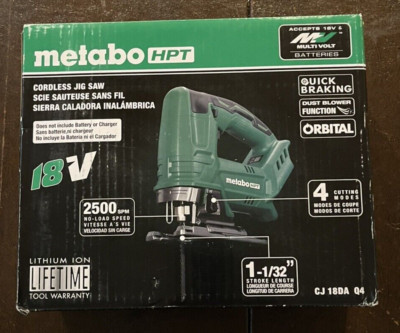 Metabo HPT CJ18DAQ4 18V Cordless Jig Saw (Bare Tool) -