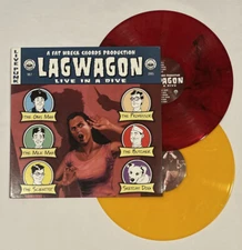 Lagwagon - Live In A Dive Burgundy/Yellow Color Vinyl 2LP Fat Wreck Chords 2005