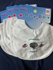 4 New Charlottesville Jaguars Baby Bib Lot  (NFL Football South Carolina)