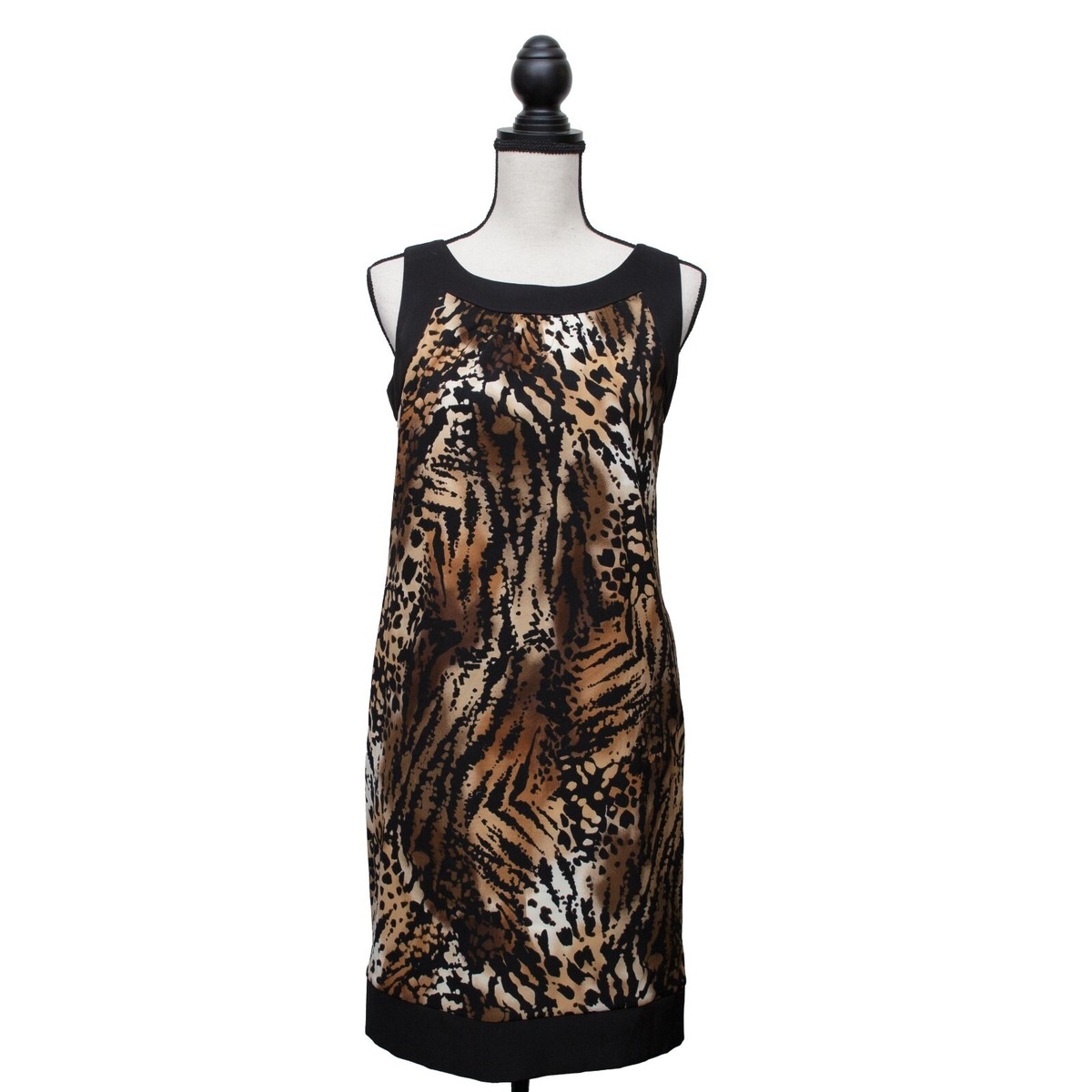 white christmas dresses Sid Cheetah Print Dress main image 1