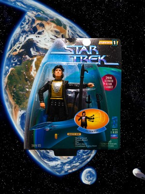 Star Trek Q 1997 Playmates Warp Factor Series 1 Spring Activated
