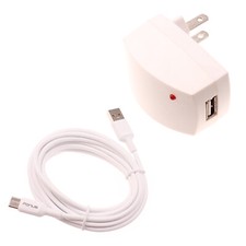 Home Charger 6ft Long USB-C Cable Wall Power Adapter Type-C for Cell Phones