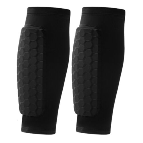 Ski, Soccer Shin Guard Sleeves, Sport Soccer Leg Shin Pads Guard Socks Football - Picture 2 of 18