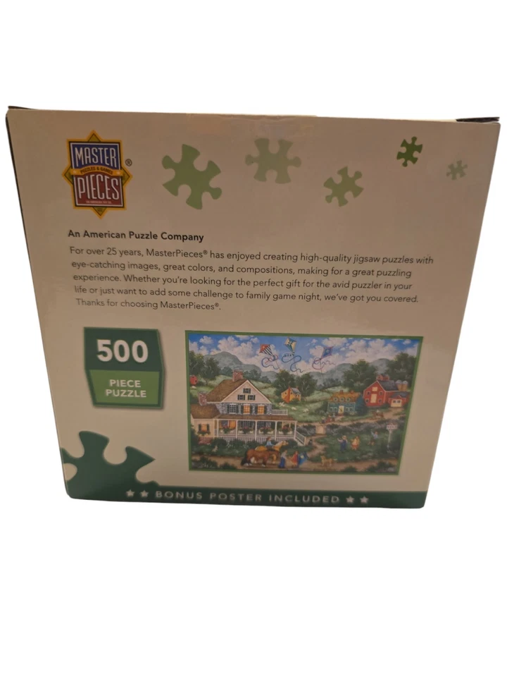 Master Pieces Heartland Collection 500 Piece Jigsaw Puzzle Crosswinds New Sealed - Image 2 of 2