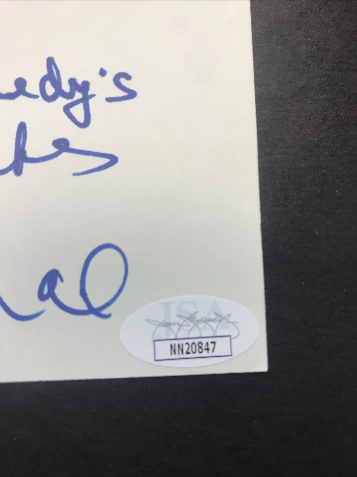 JUAN MARICHAL Index Card Signature Autograph JSA Auth - Image 4 of 4