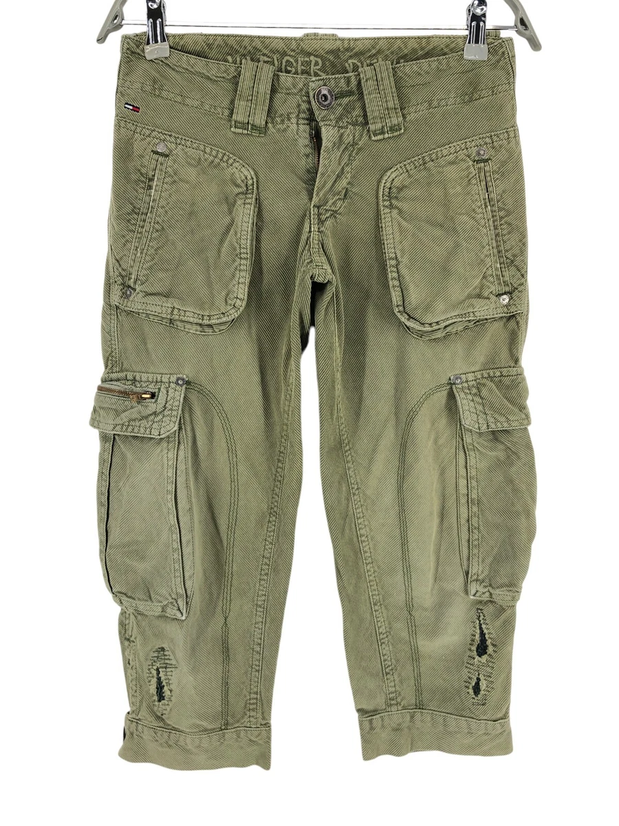 TOMMY HILFIGER Damen Shannah Cargo Corduroy Shorts Größe W26