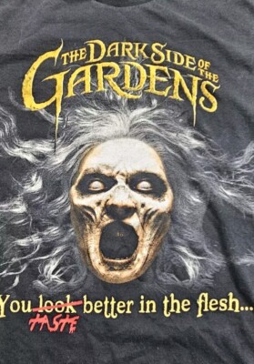 Dark Side Of The Gardens HOWL-O-SCREAM T-Shirt Halloween Zombie Busch Gardens XL