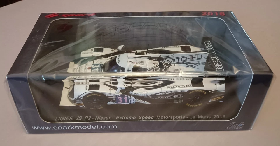 NISSAN LIGIER JS P2 LeMans 2016 Dalziel Derani Cumming Spark 1/43 S5115 - Immagine 2 di 2