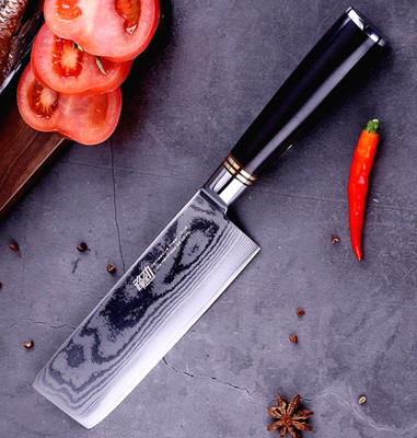 Nakiri Knife 67 Layers Damascus Steel Wood Handle Chef Slicing Beef Cut Cleaver 